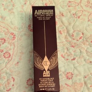 Charlotte Tilbury Airbrush Flawless Setting Spray with Gold Design